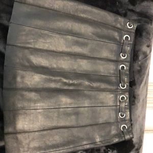 Leather Skirt